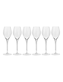 Harmony Prosecco Glass 300ml Set of 6 Gift Boxed in Clear