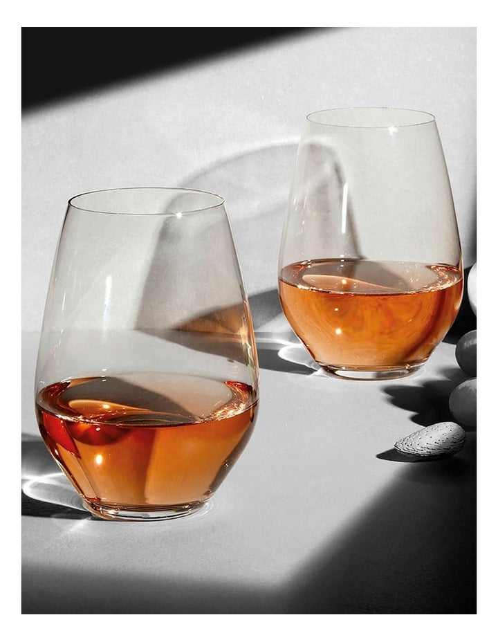 Harmony Stemless Wine Glasses Set of 6 600ml Gift Boxed