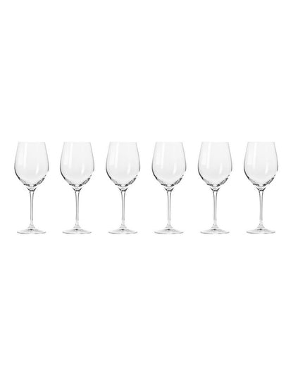 Harmony Wine Glass 430ml Set of 6 Gift Boxed in Clear
