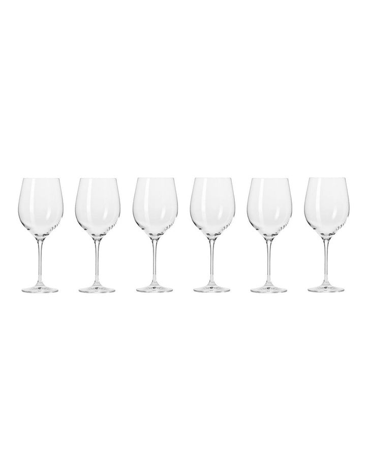 Harmony Wine Glass 530ml Set of 6 Gift Boxed Set in Clear