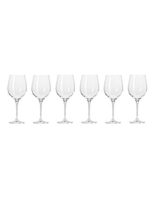 Harmony Wine Glass 530ml Set of 6 Gift Boxed Set in Clear