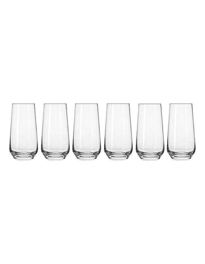 Splendour Highball 490ml Set of 6 Gift Boxed  in Clear