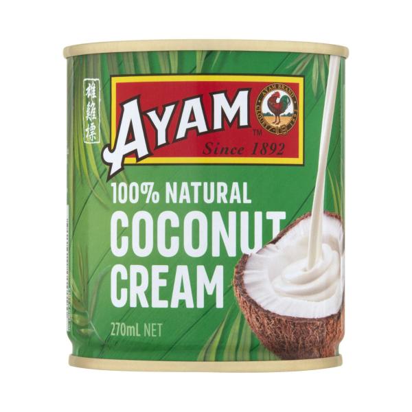 AYAM 100% NATURAL COCONUT CREAM 270ML