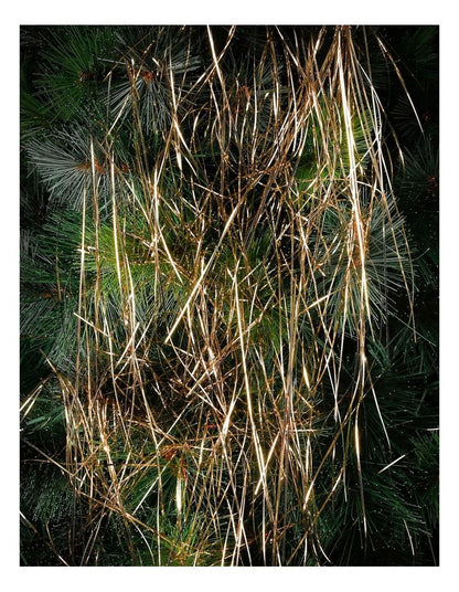 Crimped Lametta Icicles: 1400 Strands Champagne