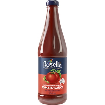 Rosella Tomato Sauce Glass 580mL