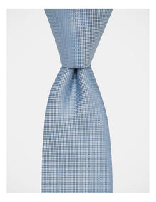 Core Silk Tie in Silver Grey