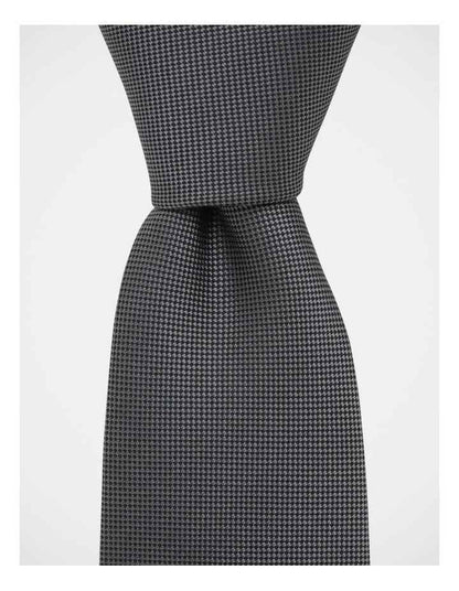 Core Silk Tie in Charcoal