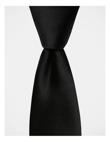 Core Poly Tie in Black