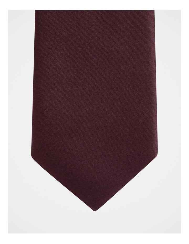 Core Poly Tie in Burgundy