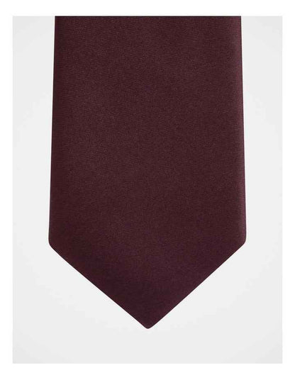 Core Poly Tie in Burgundy
