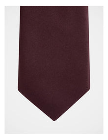 Core Poly Tie in Burgundy