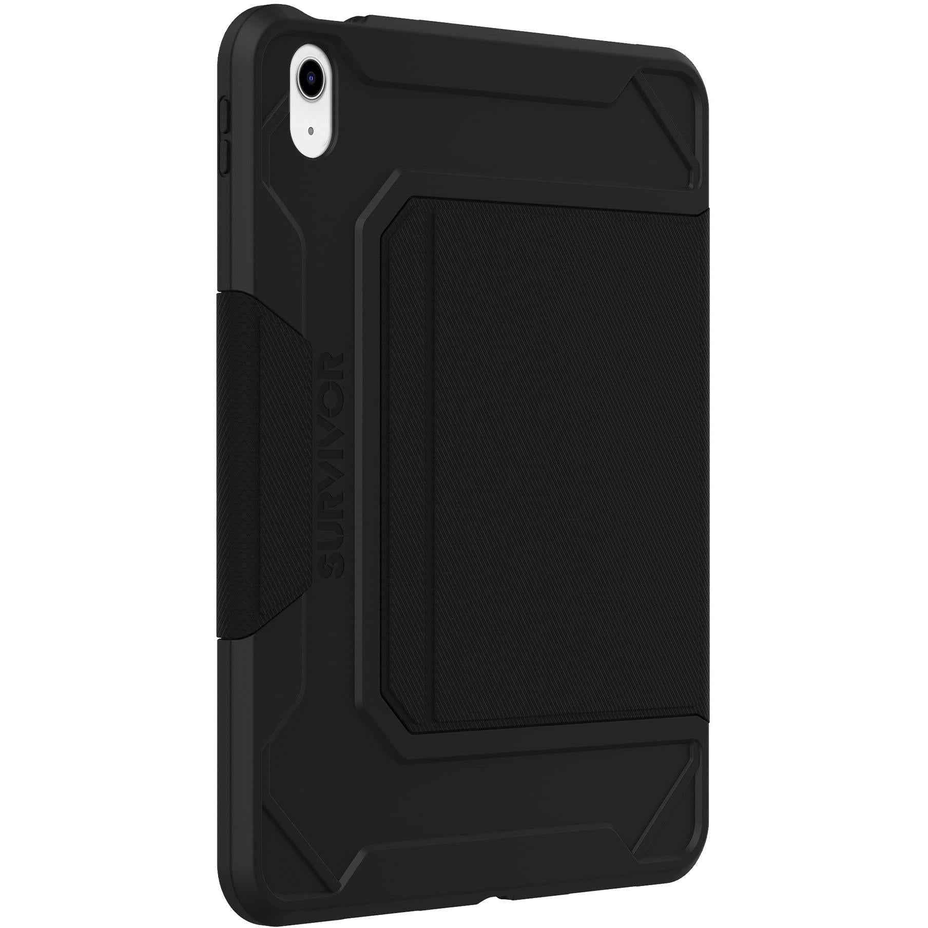 Griffin Survivor Rugged Folio Case for iPad A16/10.9" (Black)
