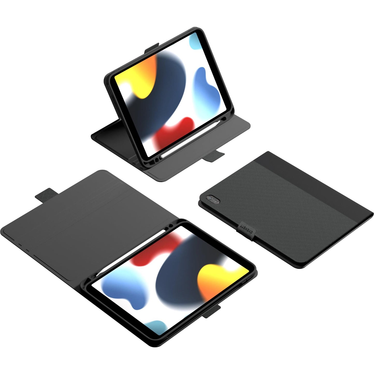Cygnett TekView Case for iPad A16/10.9" 10th Gen (Black/Grey)