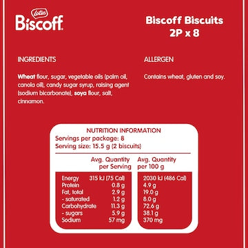 Lotus Biscoff Biscuit 8 pack