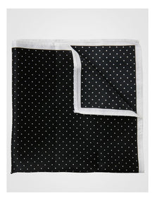 Black Dot Pocket Square