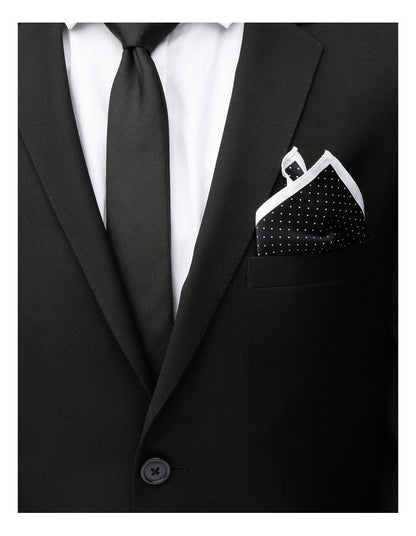 Black Dot Pocket Square