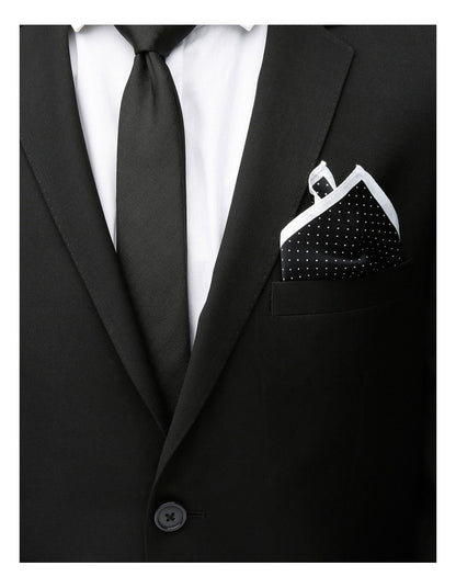 Black Dot Pocket Square