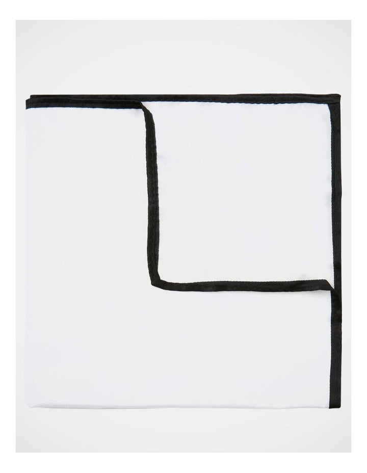 Classic Pocket Square in White