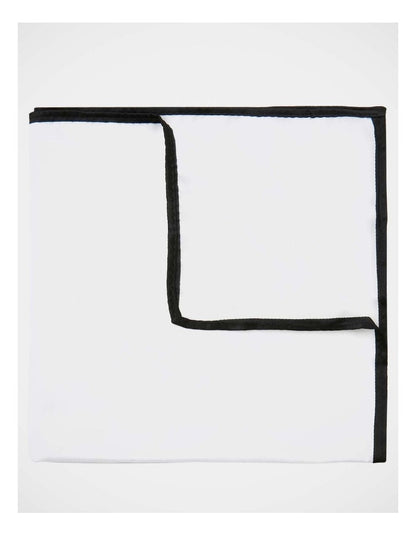 Classic Pocket Square in White