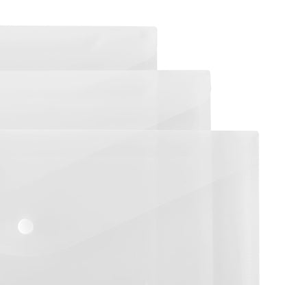 3 Pack Button Document Wallet