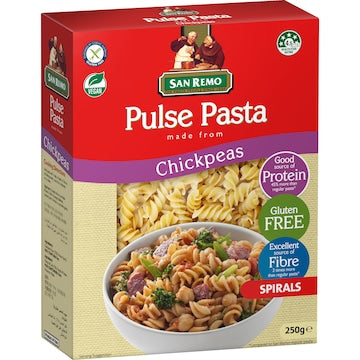 San Remo Pasta Chickpea Spirals 250g