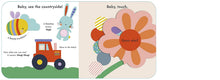 Baby Touch Peekaboo Touch and Feel (Board Book) from Lemon Ribbon Studio Interactive Kids Picture Book