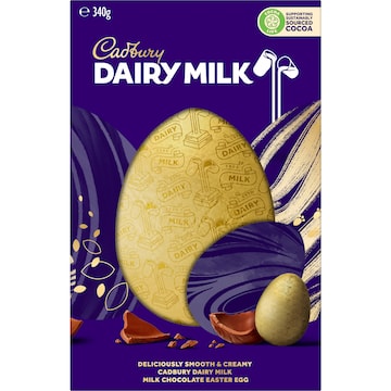 Cadbury Chocolate Large Easter Egg 340g