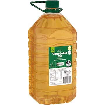Woolworths Blended Vegetable Oil 4L