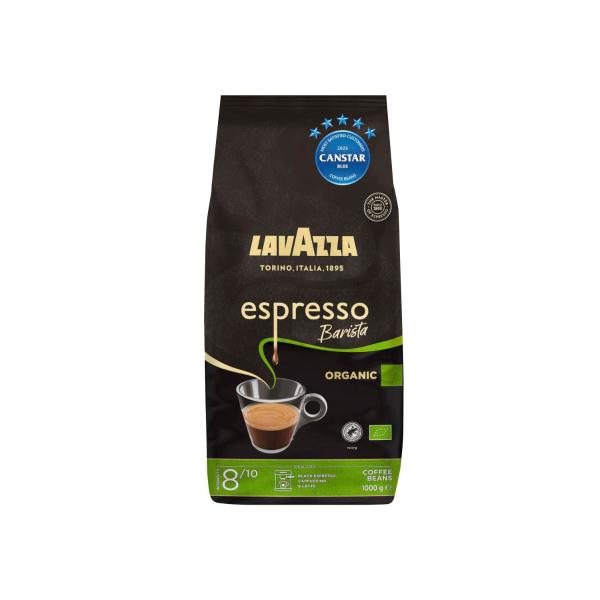 LAVAZZA ESPRESSO BARISTA ORGANIC COFFEE BEANS 1KG