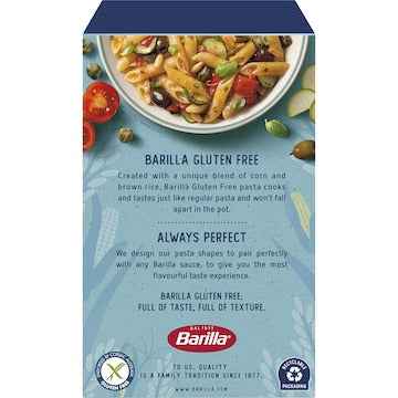 Barilla Pasta Gluten Free Penne Rigate 340g