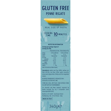 Barilla Gluten Free Penne Rigate 340g