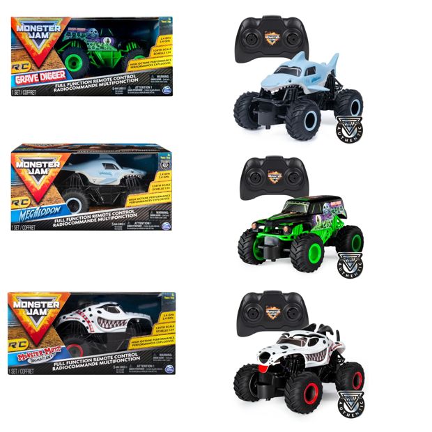 Monster Jam RC 1:24 Scale Remote Control Monster Truck Vehicle - Assorted