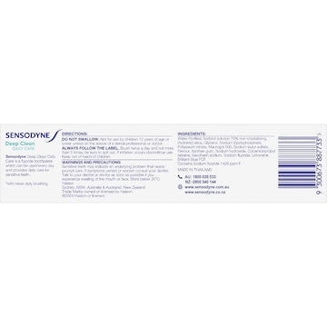 Sensodyne Daily Care Deep Clean Sensitive Toothpaste 100g