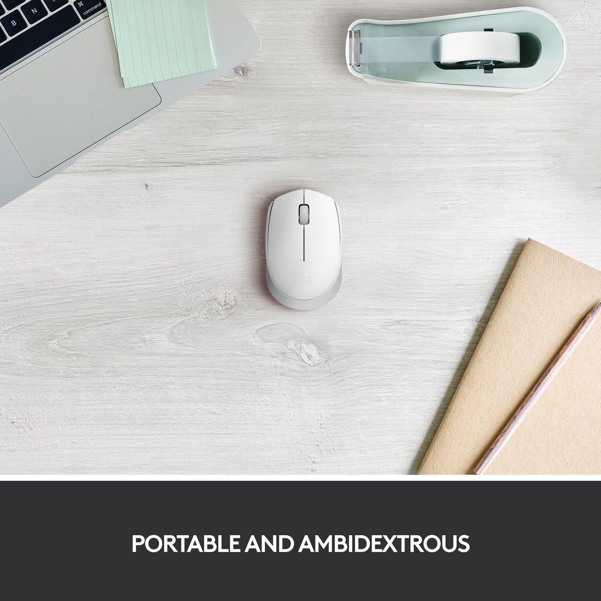 Logitech M171 Wireless Mouse (Off White)