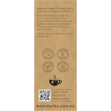 Madura Organic Green Tea Bags 50 pack
