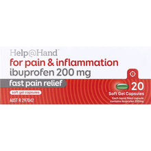 Help@Hand Ibuprofen Soft Gel Capsules 200mg 20 Pack