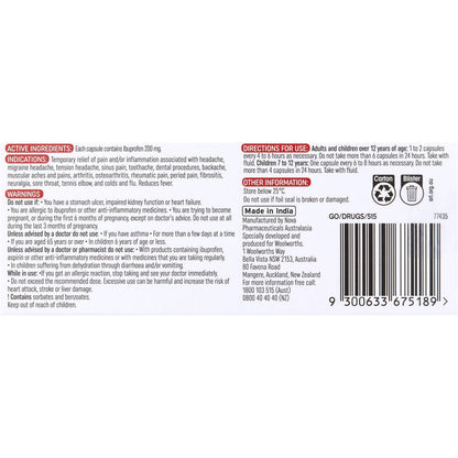Help@Hand Ibuprofen Soft Gel Capsules 200mg 20 Pack