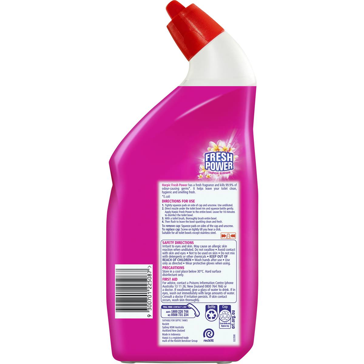 Harpic Fresh Power Tropical Blossom Toilet Cleaner 700ml