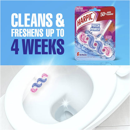 Harpic Fresh Power Tropical Blossom Toilet Cleaner Block 1 Pack