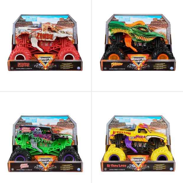 Monster Jam 1:24 Scale Collector Diecast Vehicle - Assorted*