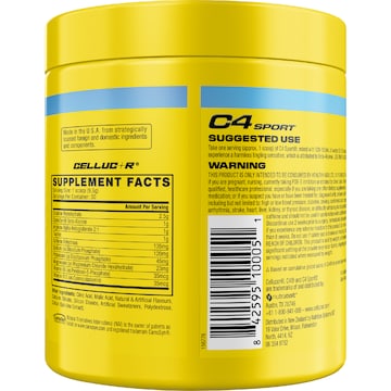 Cellucor C4 Sport Pre-Workout Powder Blue Raspberry 285g