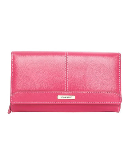 Dakota Flap Over Wallet in Pink