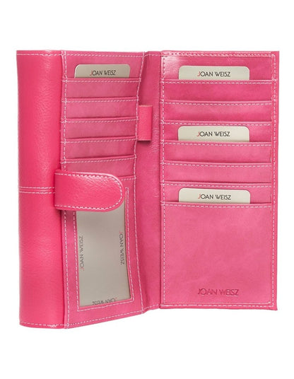 Dakota Flap Over Wallet in Pink