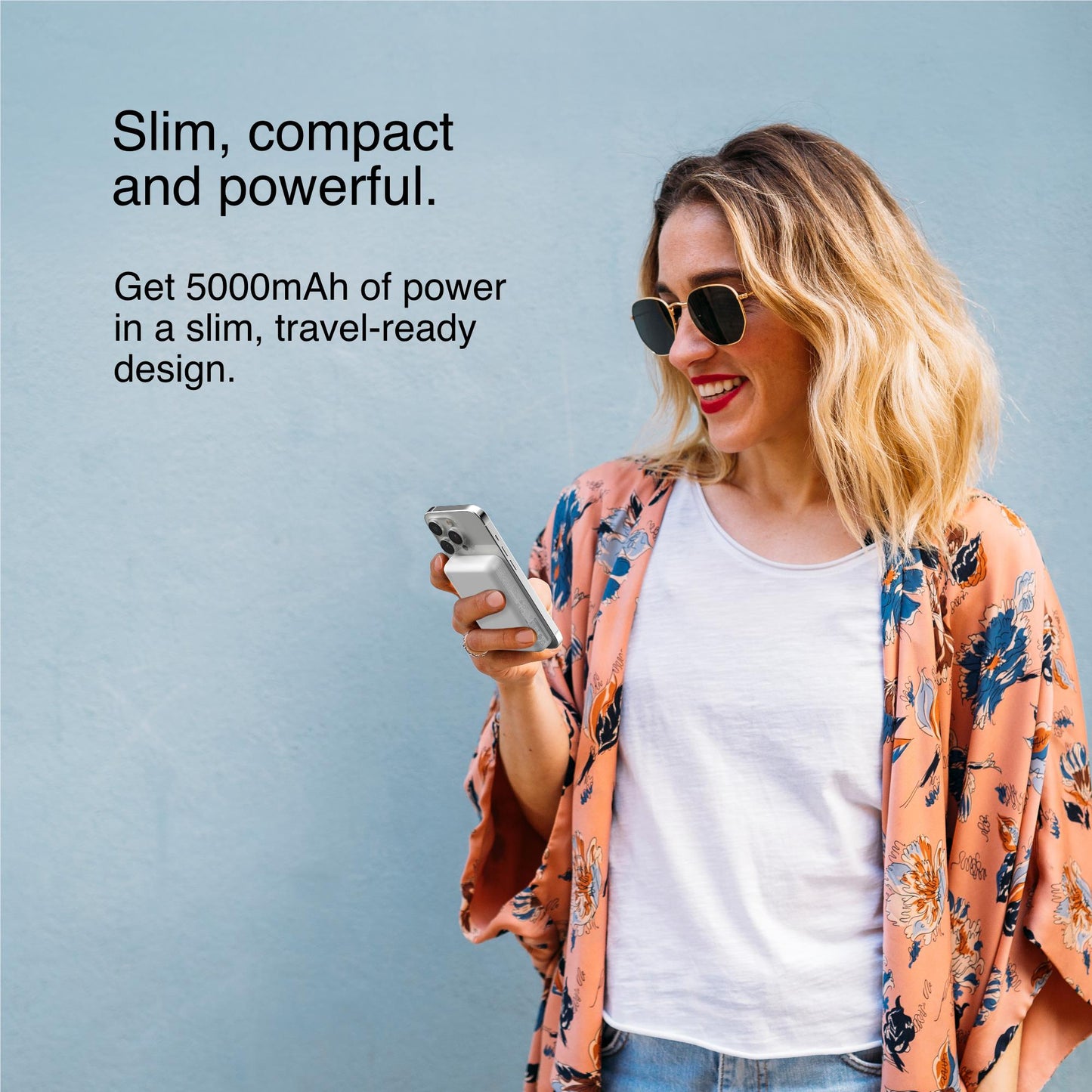 Belkin BoostUp Charge Magnetic Wireless Power Bank 5K + Stand (White)