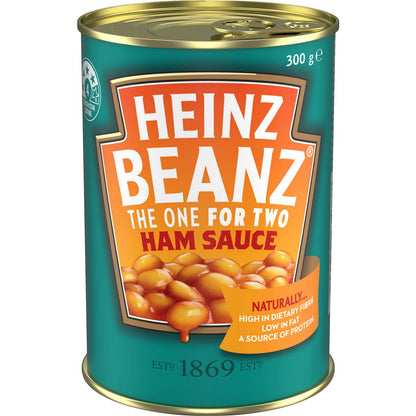 Heinz Beanz Canned Baked Beans In Ham Sauce 300g