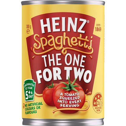 Heinz Canned Spaghetti Pasta In Tomato Sauce 300g