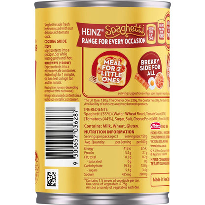 Heinz Canned Spaghetti Pasta In Tomato Sauce 300g