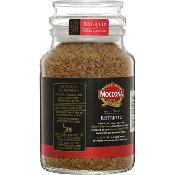 Moccona Freeze Dried Instant Coffee Specialty Blend Ristretto 200g