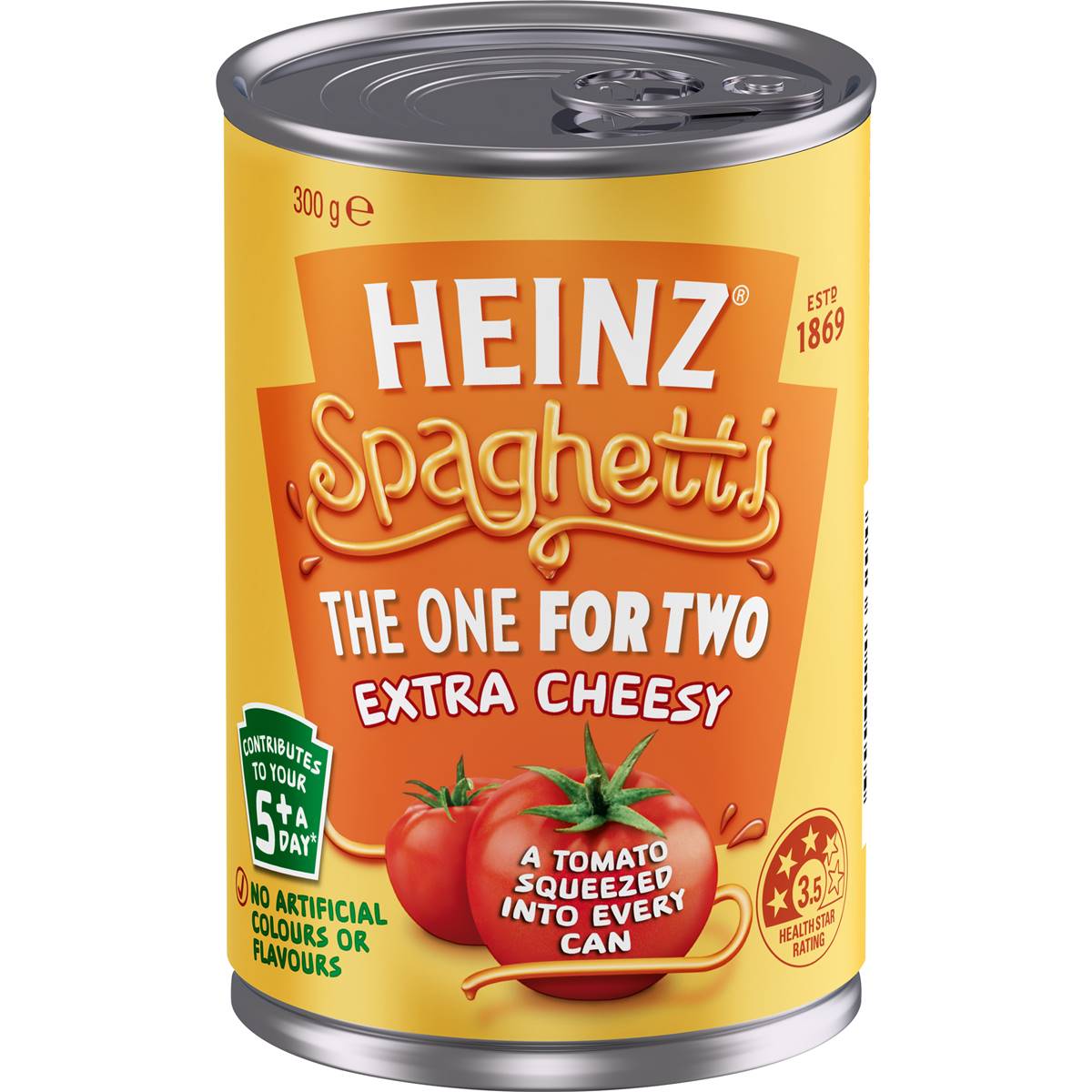 Heinz Extra Cheesy Canned Spaghetti Pasta 300g