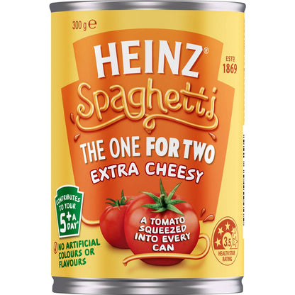 Heinz Extra Cheesy Canned Spaghetti Pasta 300g
